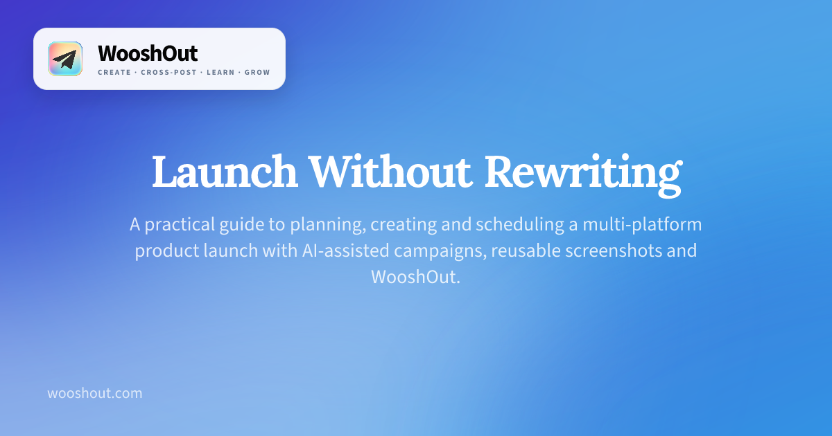 Launch Without Rewriting