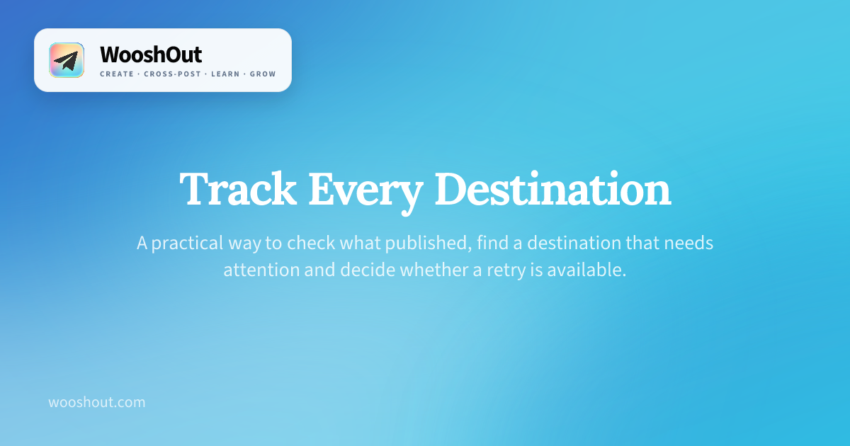 Track Every Destination
